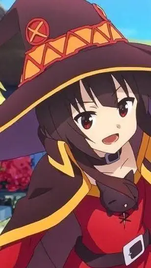 ai character: megumin  background