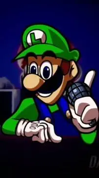 ai character: advertisement L.G background