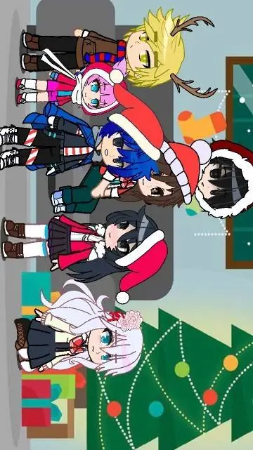 ai character: Tilin en Navidad  background