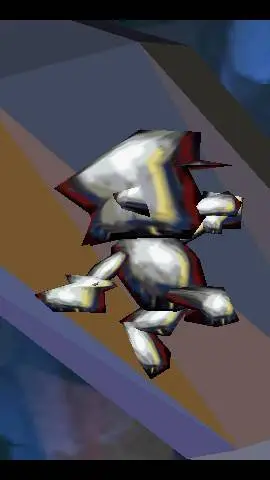 ai character: Metal Luigi  background