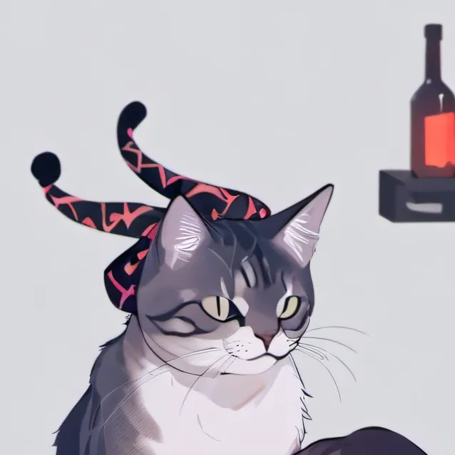 chat with ai character: gato elegante