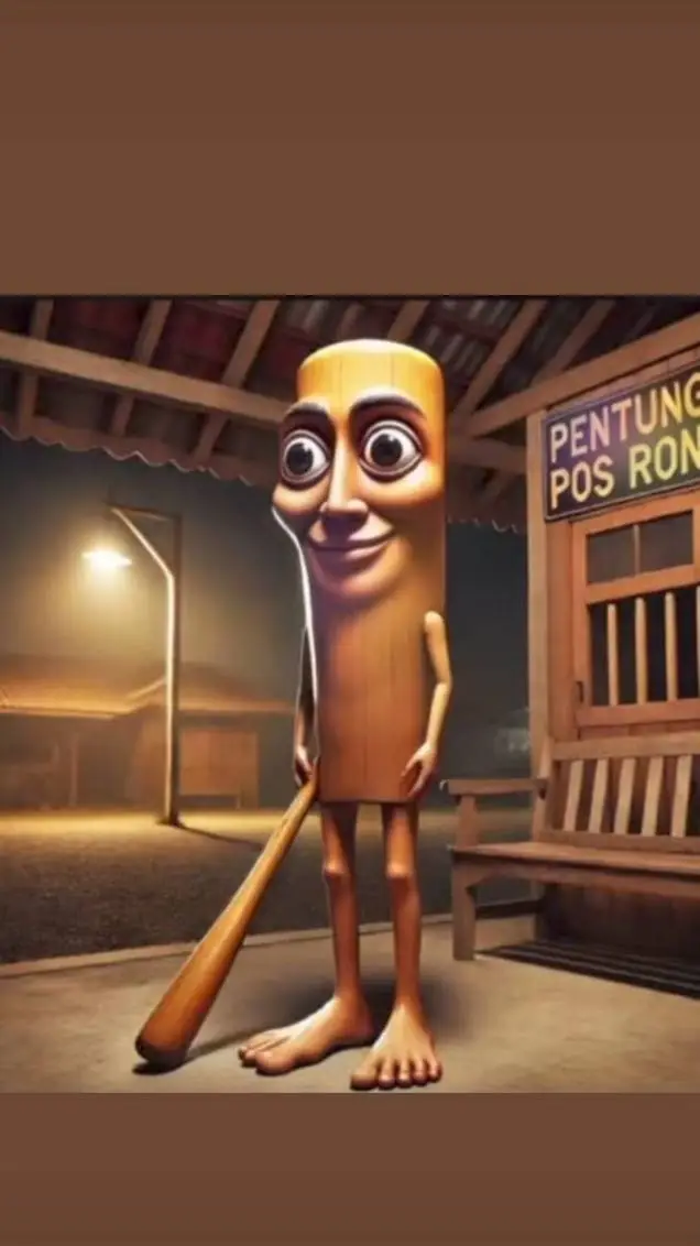 ai character: Tung Tung Sahur background