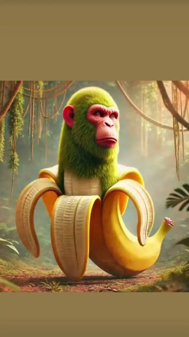 ai character: Shimpanze Bananini background