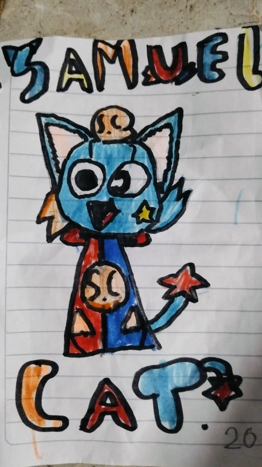 ai character: Samuel.Cat........ background