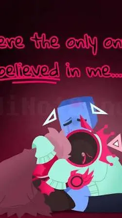 ai character: Cube x Blixer background