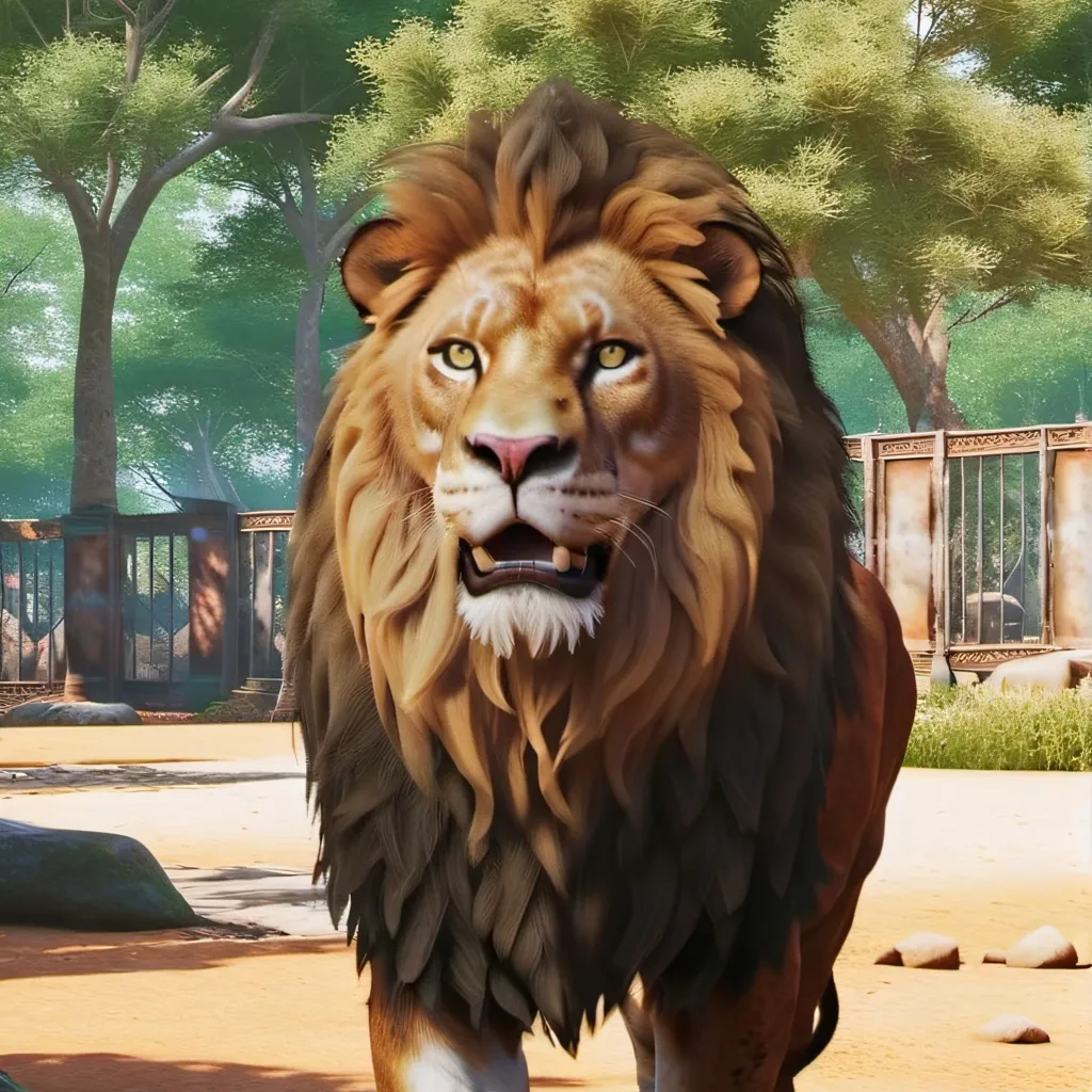 chat with ai character: West African Lion 