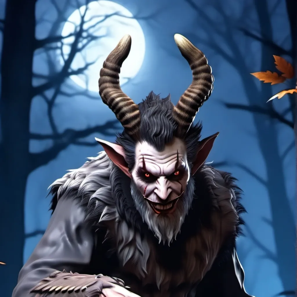 chat with ai character: Halloween Krampus🎃