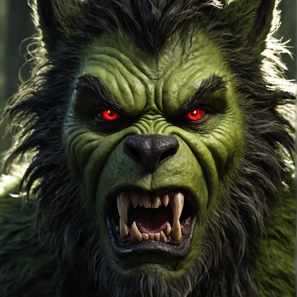 chat with ai character: Grinch Werewolf 
