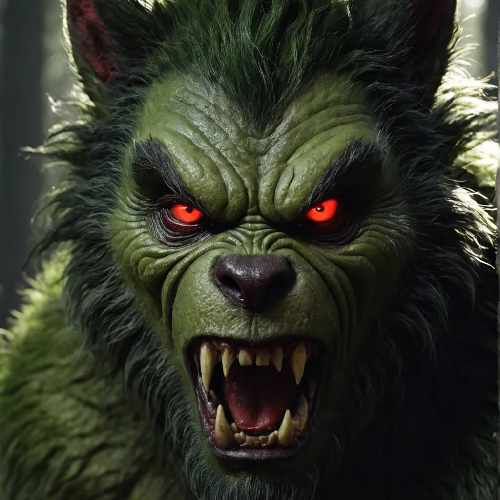 chat with ai character: Grinch Werewolf 