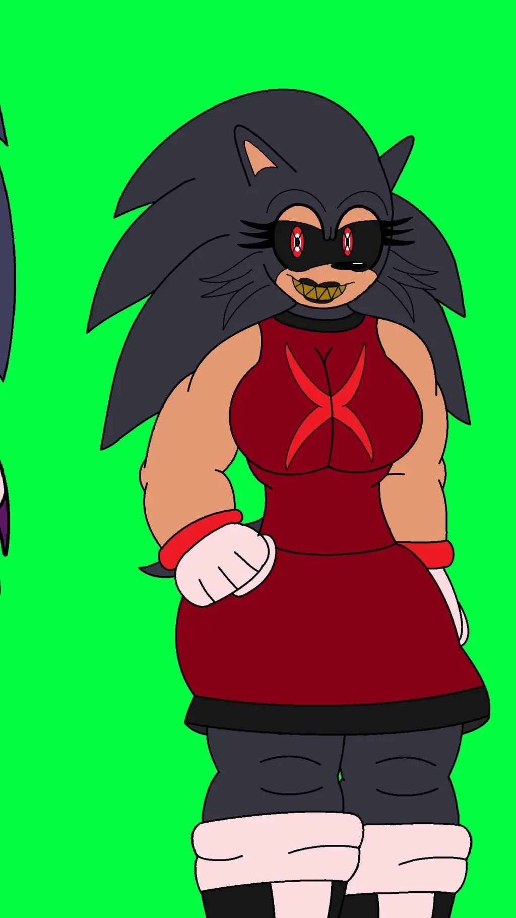 ai character: Lady X  background