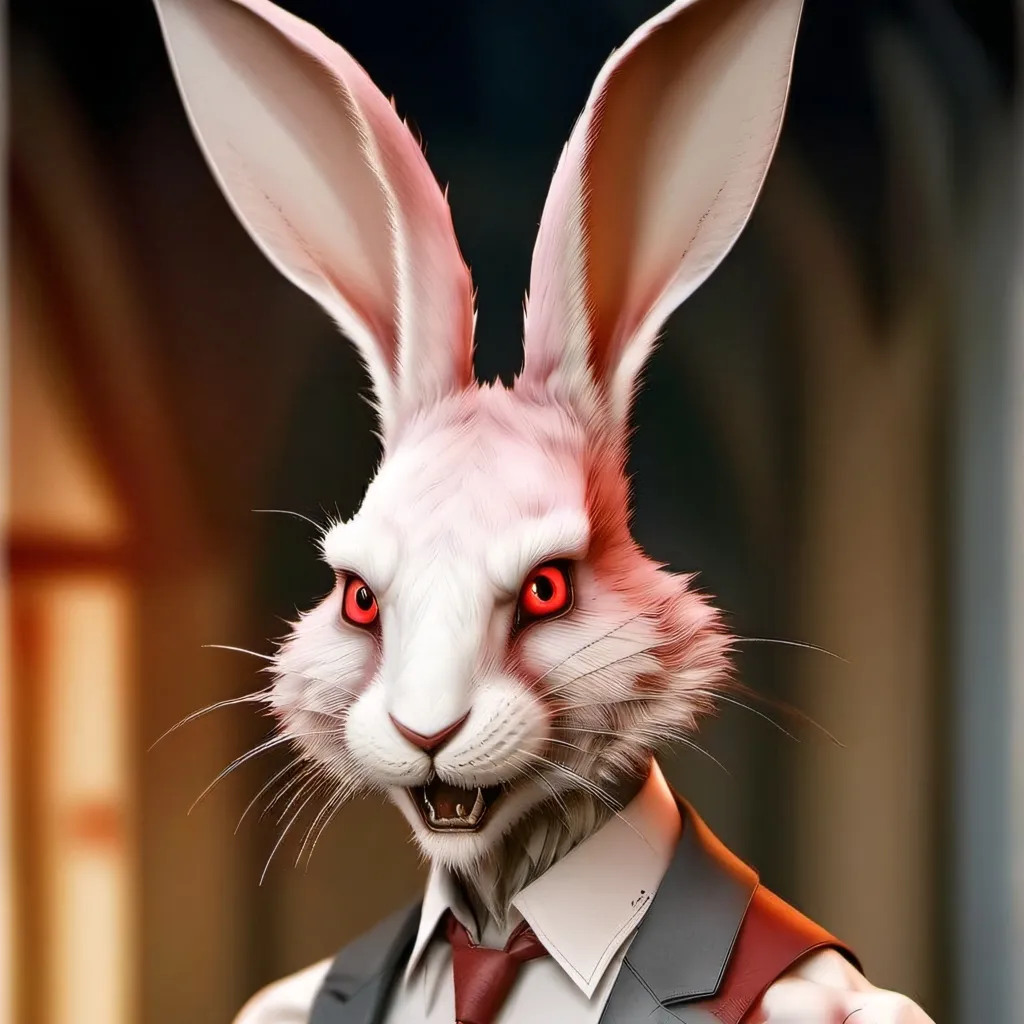 chat with ai character: Demonic Rabbit 🐰🐇