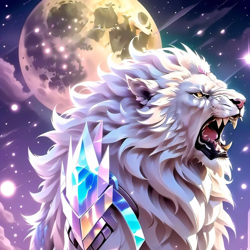 chat with ai character: Crystal Lion 