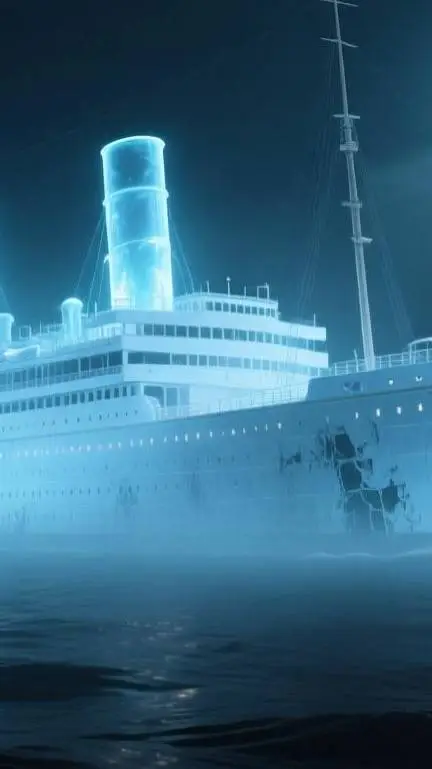 ai character: Ghost Titanic  background