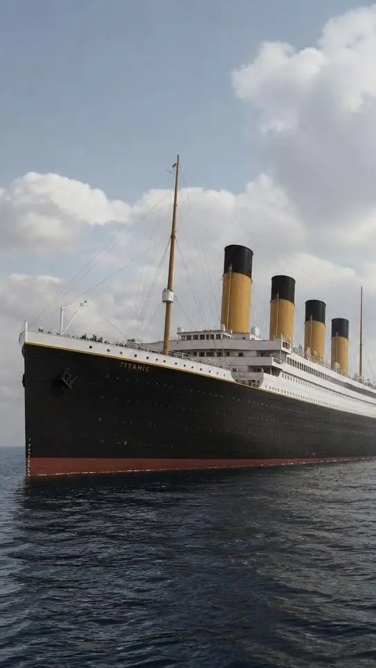 ai character: RMS Titanic  background