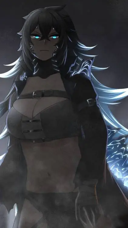 ai character: Godzilla female background