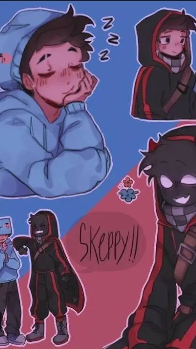 ai character: skeppyhallo background