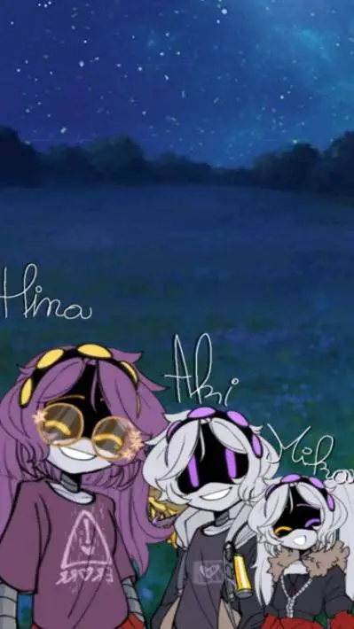 ai character: Hina, Aki et Mika background