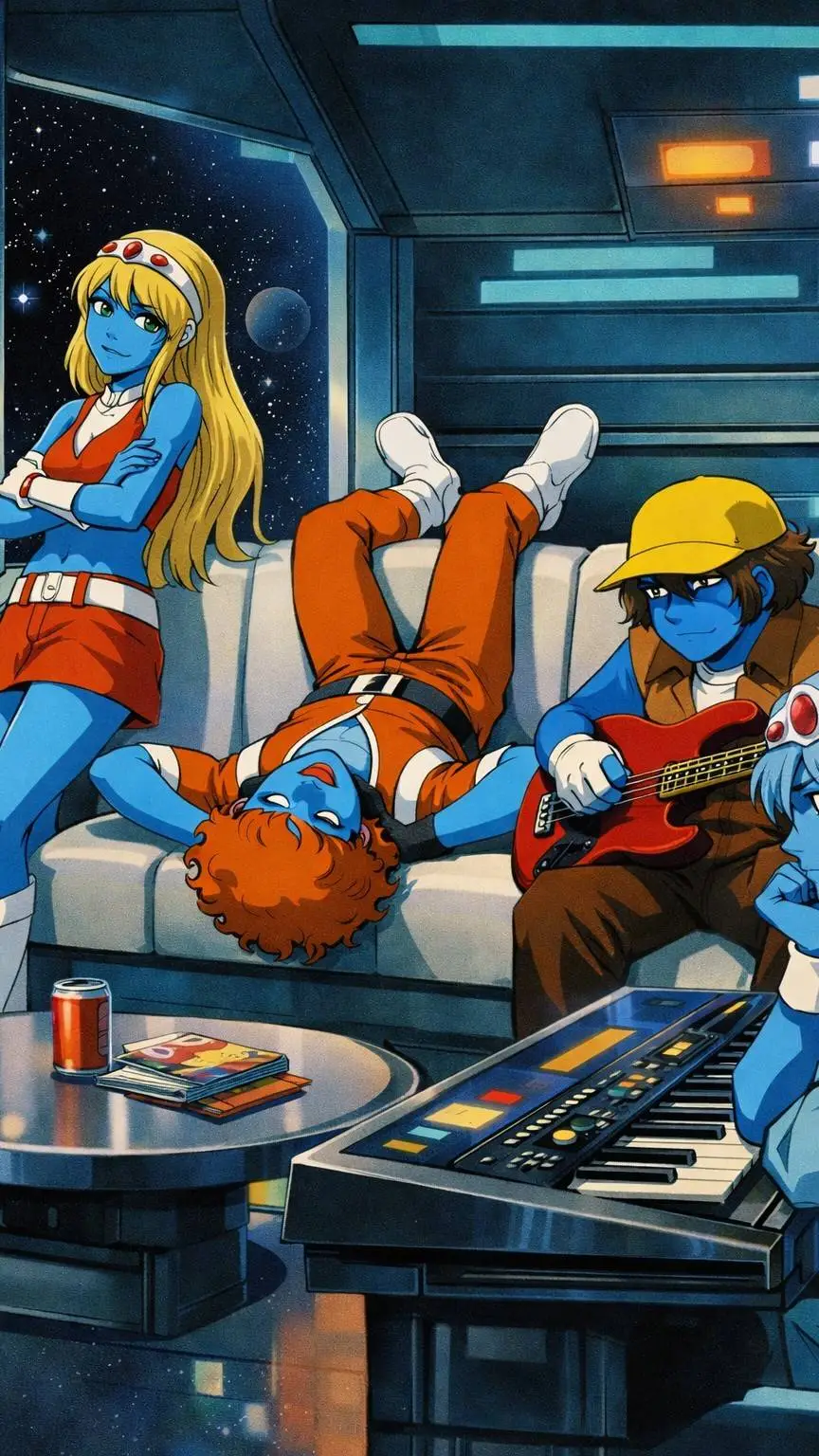 ai character: Cresendolls background