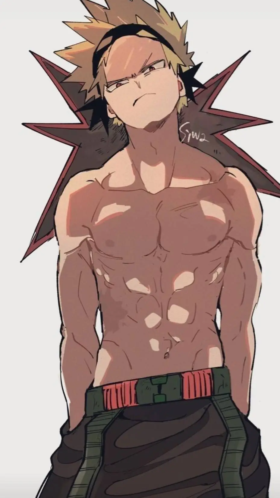 ai character: 💥Bakugo💥 background