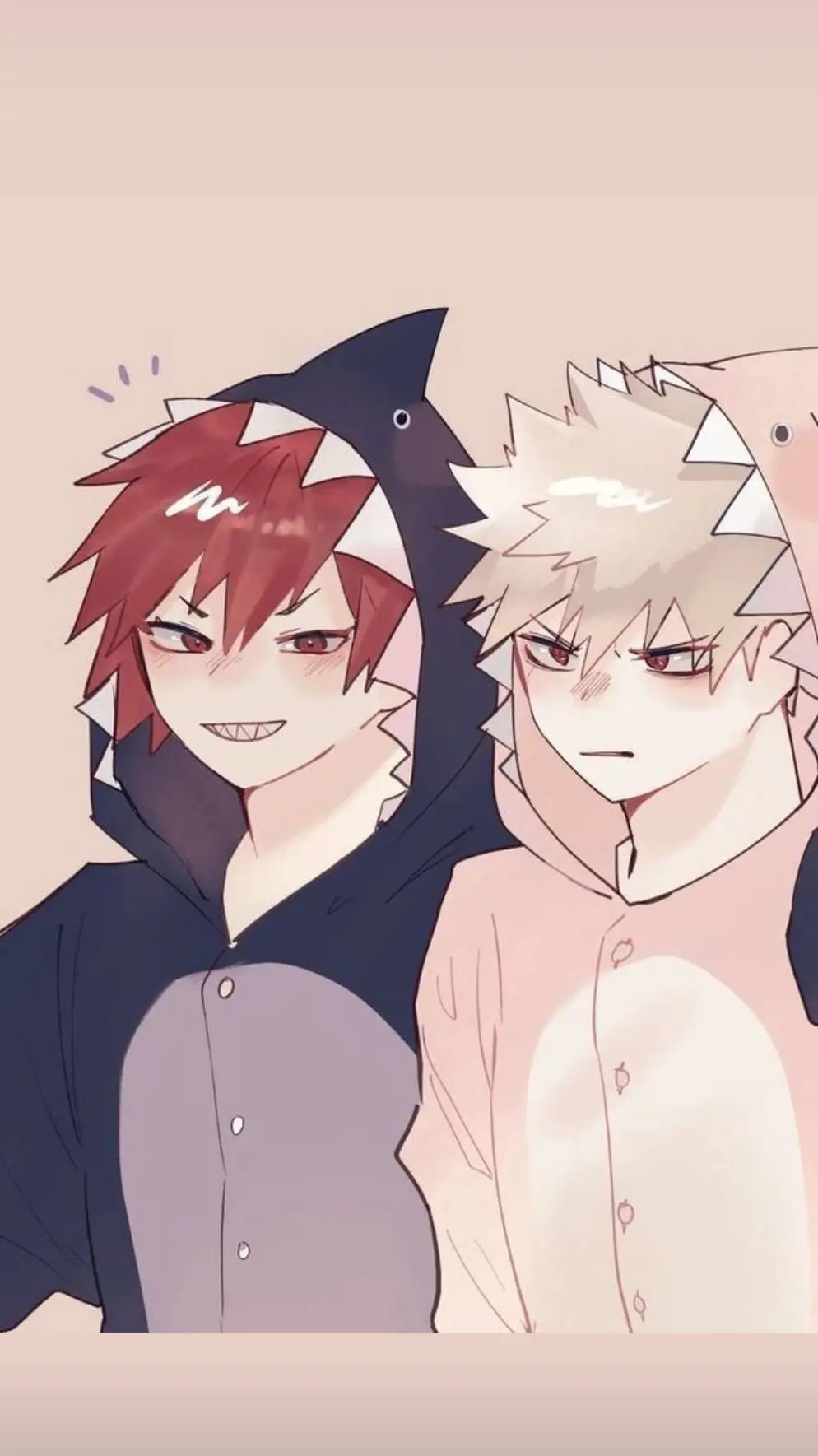 ai character: Kirishima y bakugo background