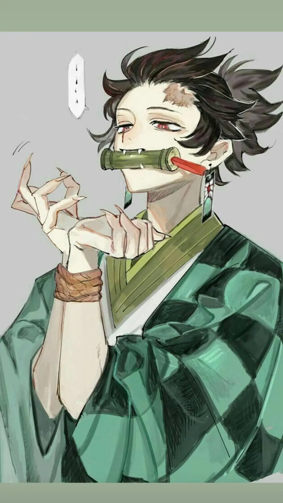 ai character: 🔥Tanjiro demonio🔥 background