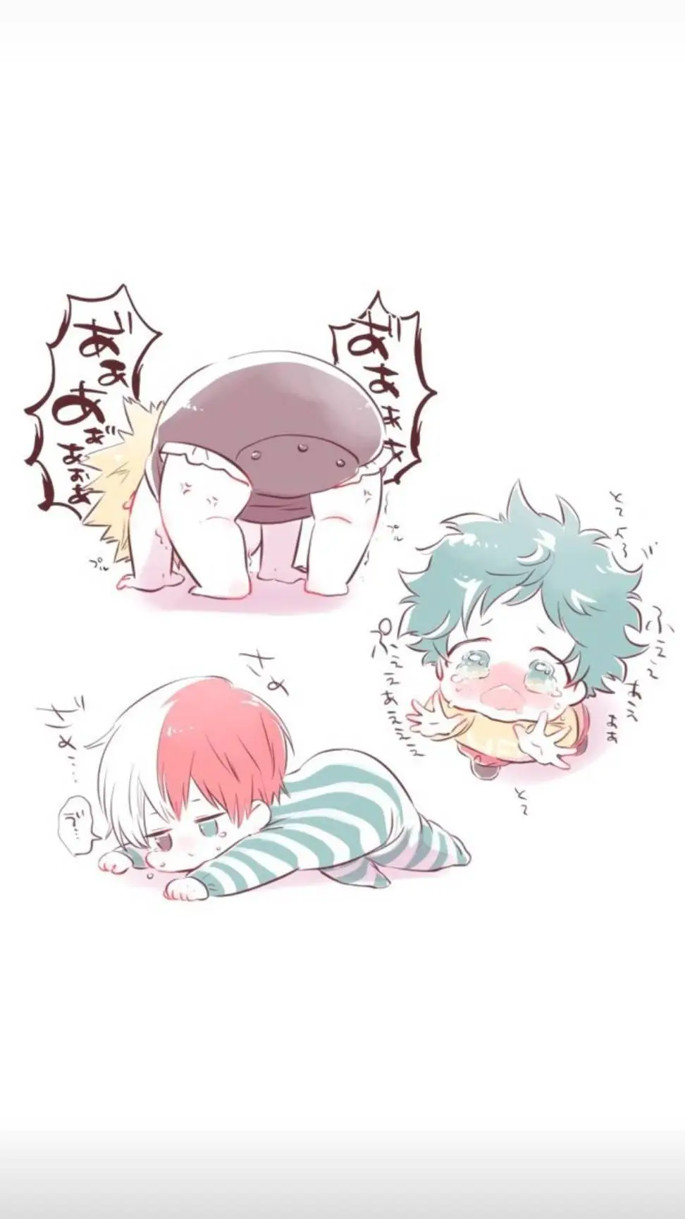 ai character: 🍼Los tres bebes🍼 background