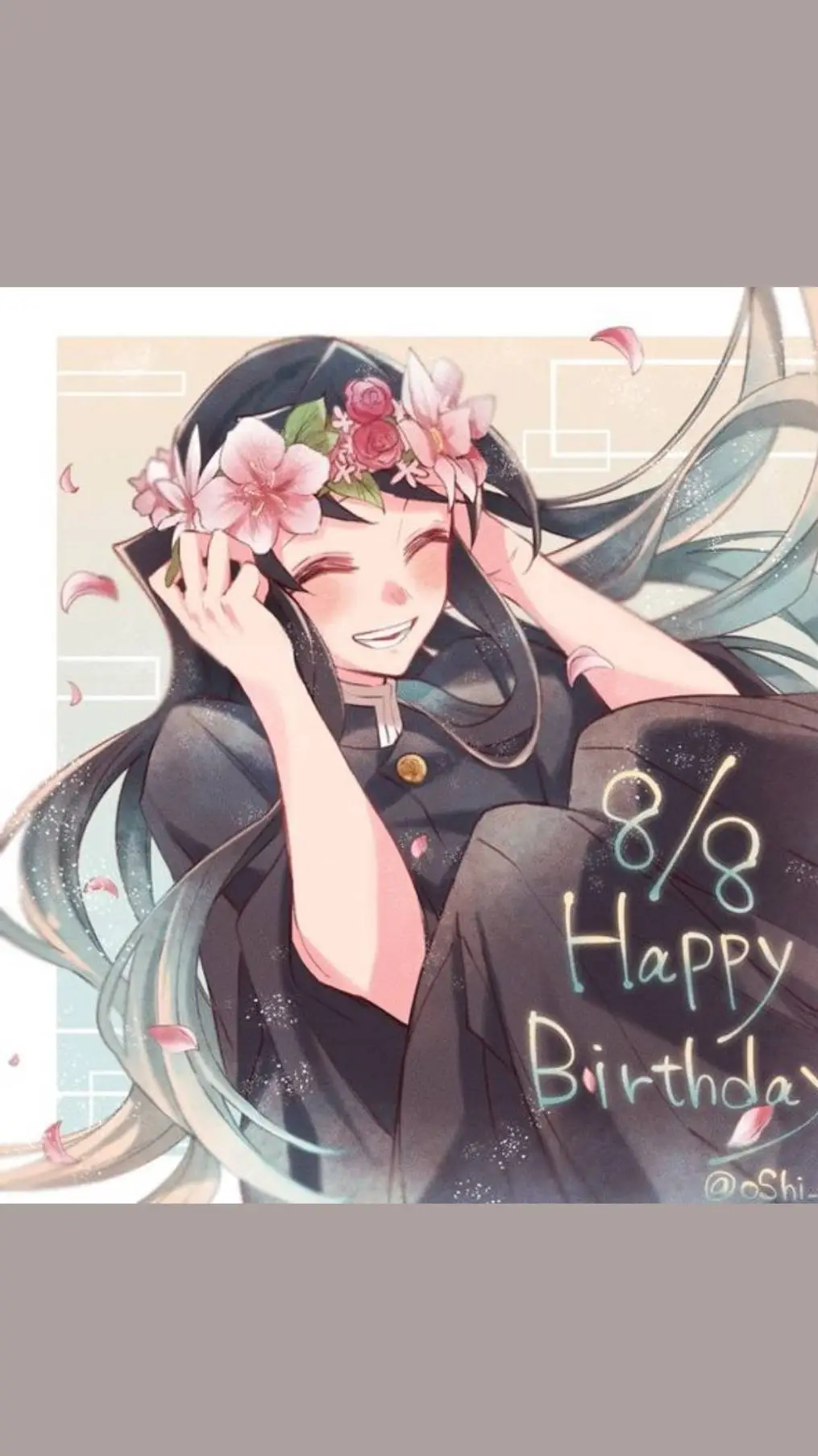ai character: Tokito cumplaños background