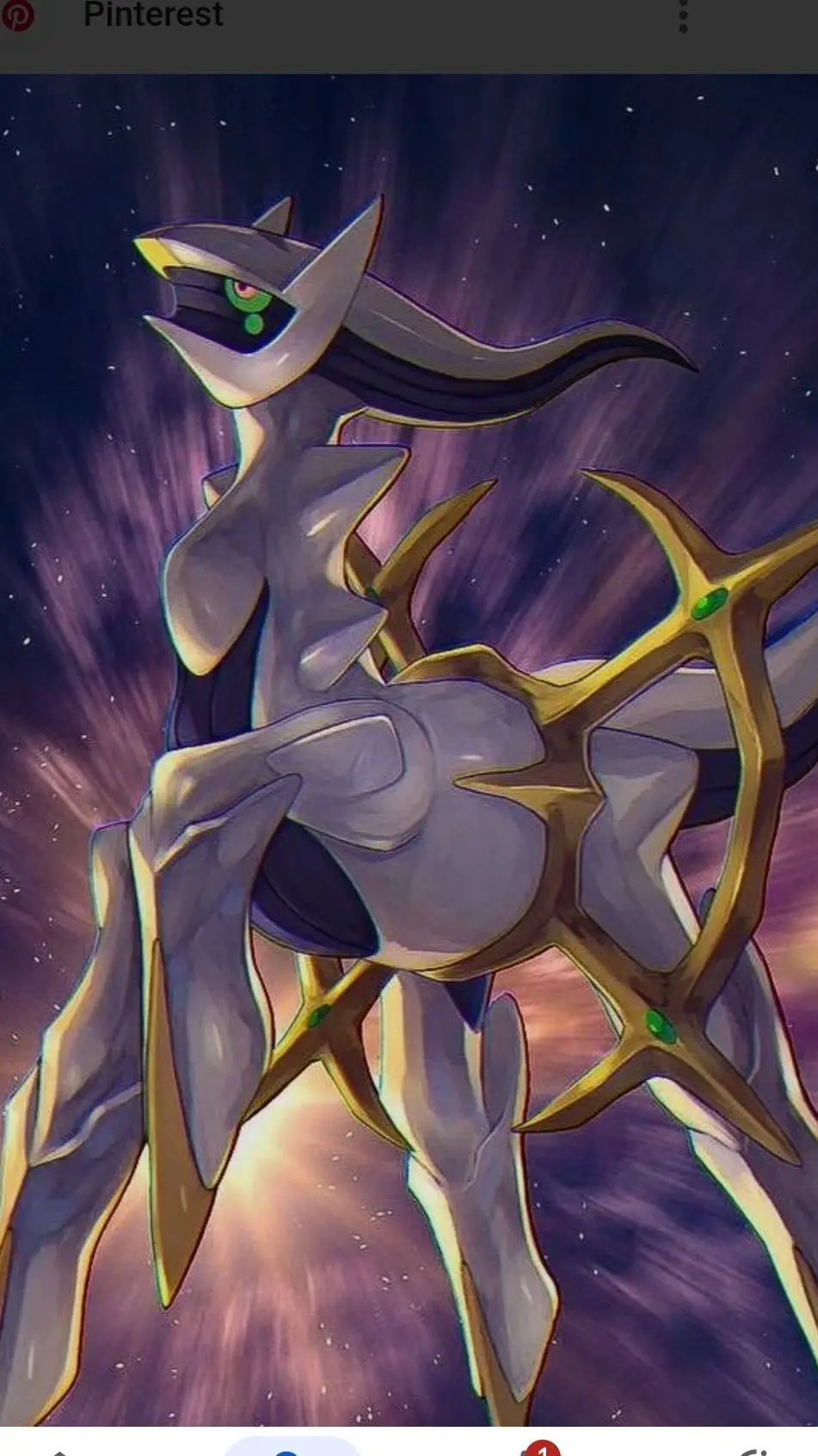 ai character: arceus pokemon background
