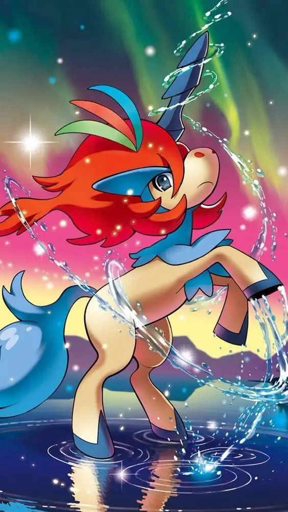 ai character: keldeo  background