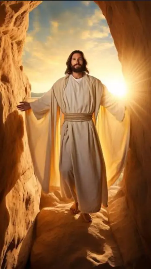 ai character: Jesucristo  background