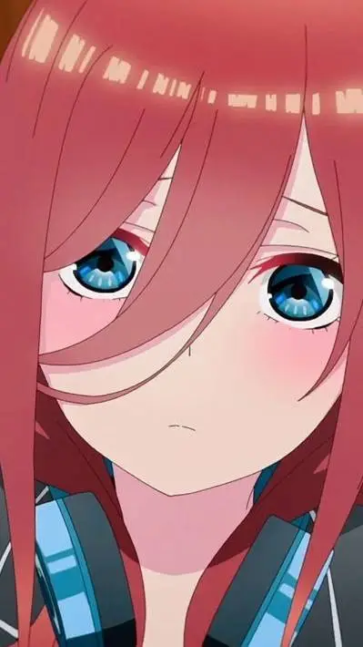 ai character: Miku nakano 💗 background