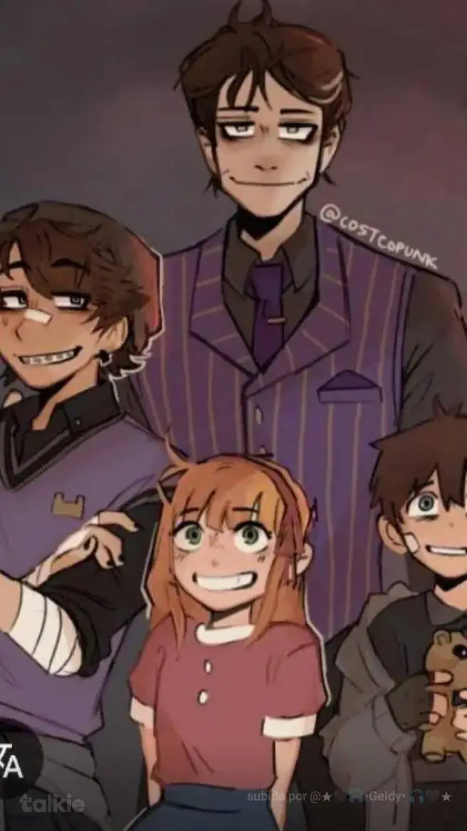 ai character: familia afton  background