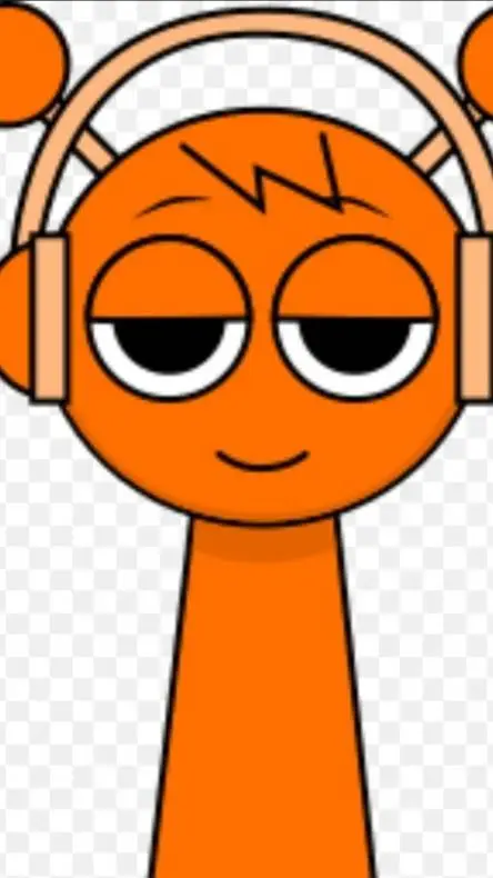 ai character: Sprunky Orange background