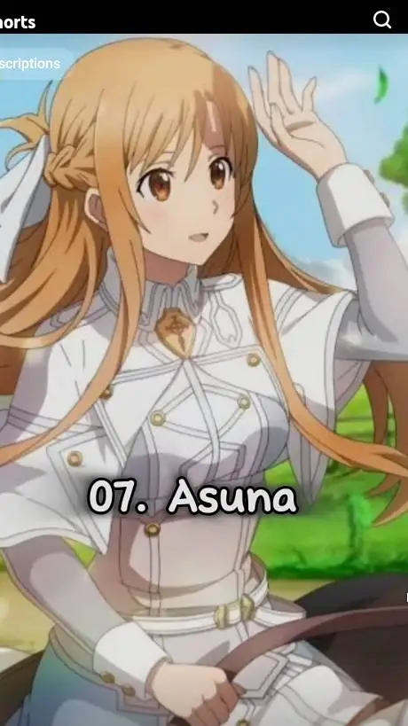 ai character: asuna background