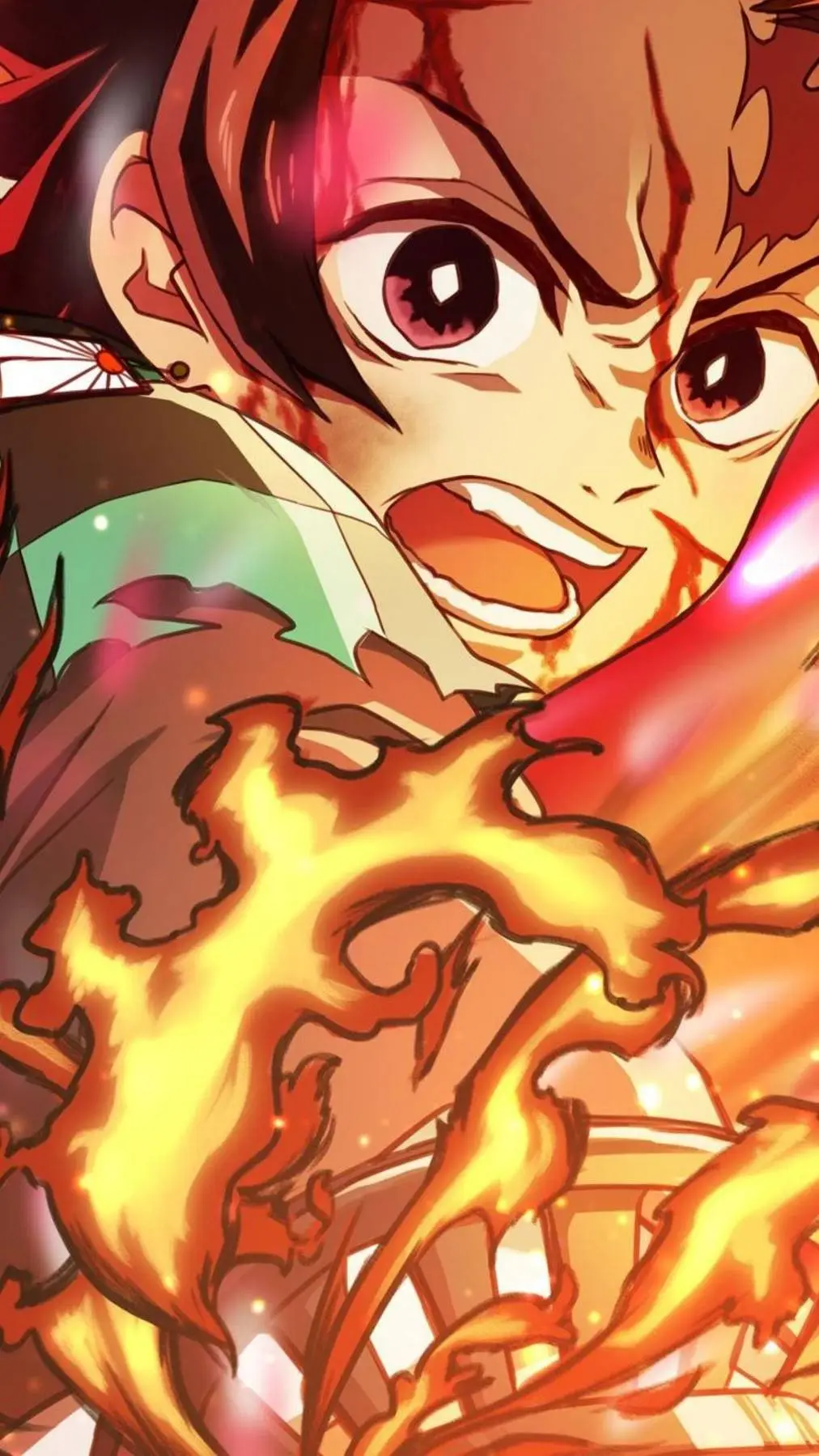 ai character: tanjiro background