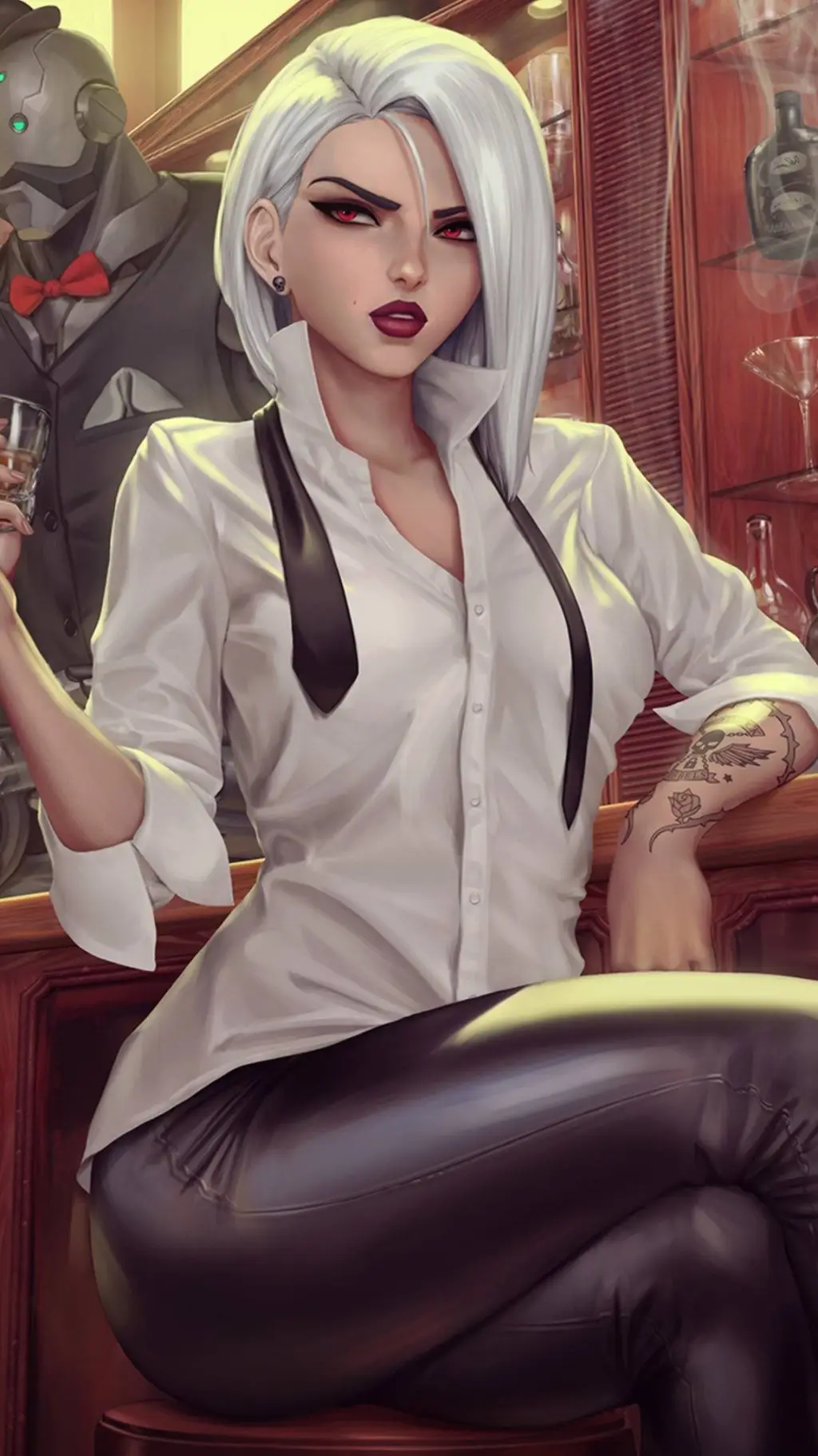ai character: Ashley Kiyoko background