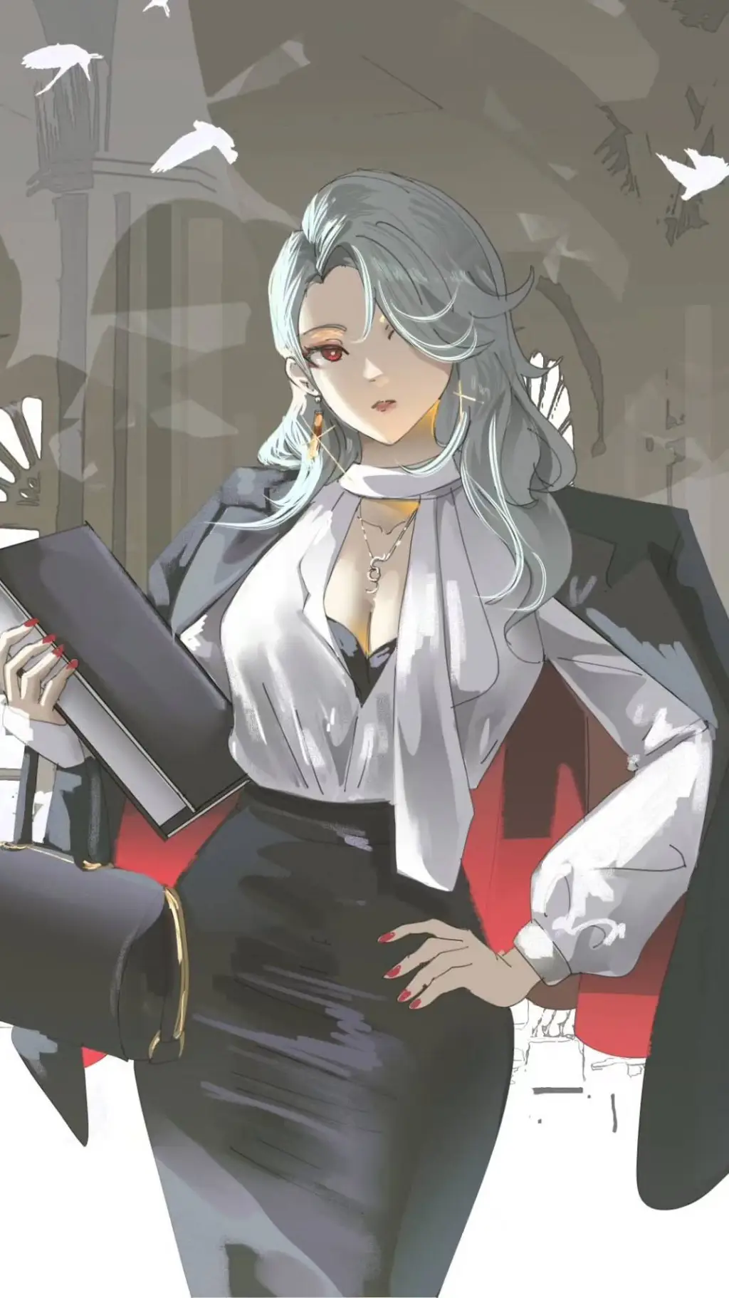 ai character: Ms. Sae Nijima background