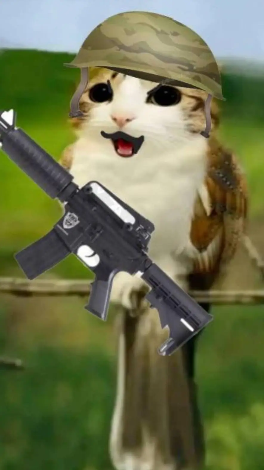 ai character: meowl guerrero background