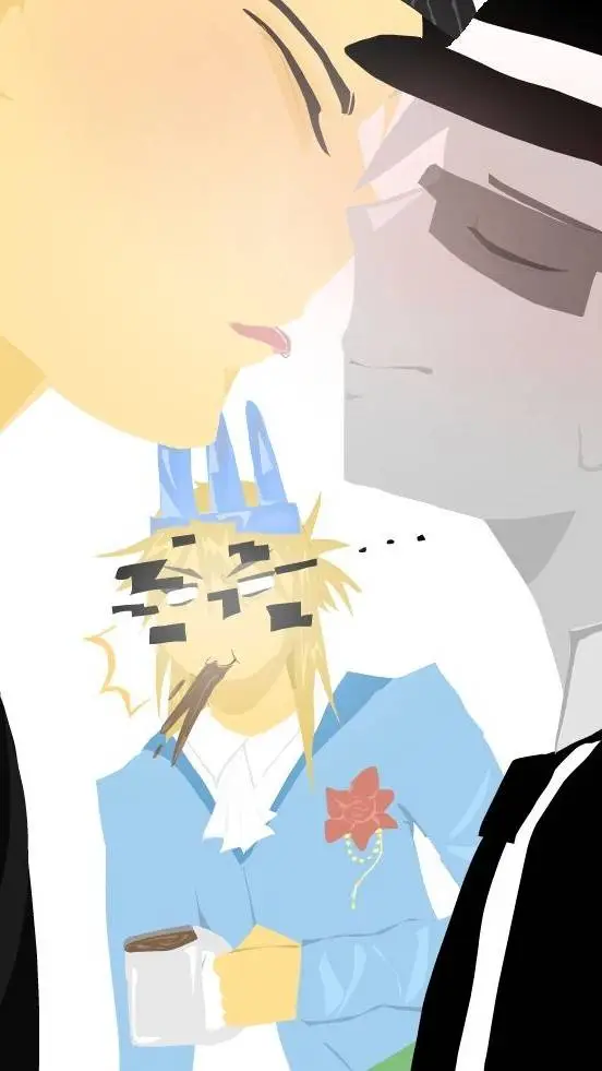 ai character: doublefedora background