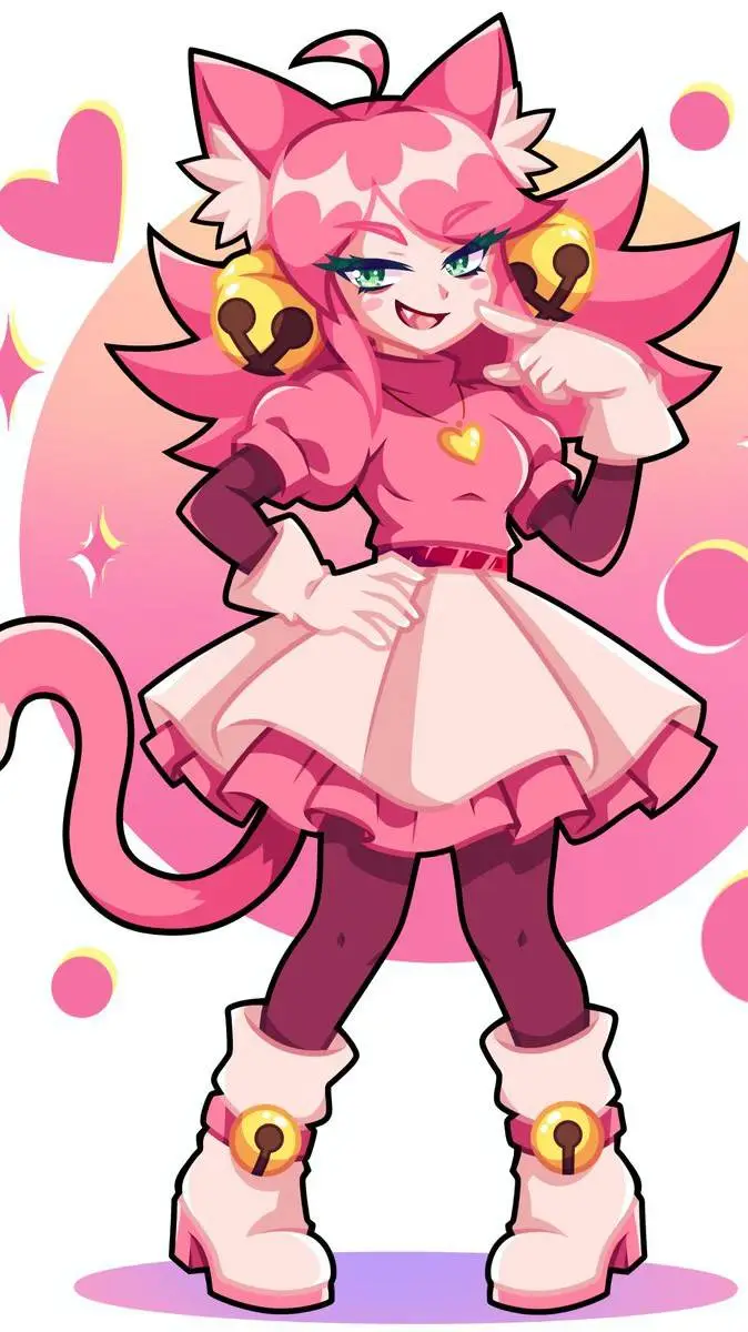 ai character: Pink (Deltarune) background