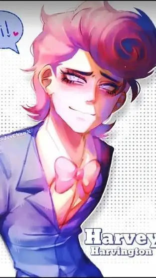 ai character: Harvey Harvington  background