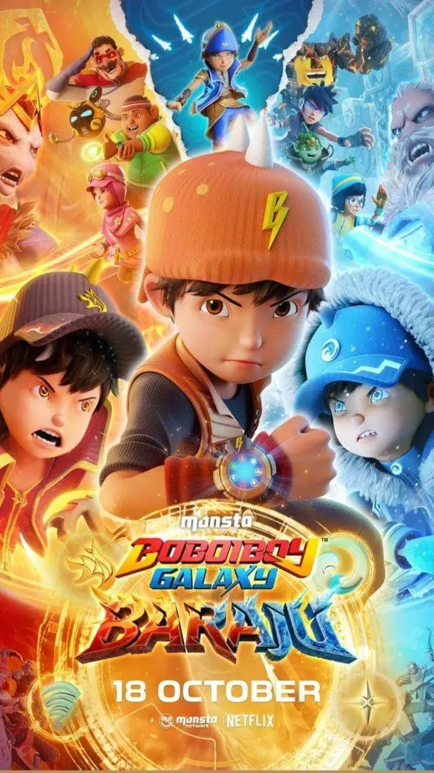 ai character: BoBoiBoy Baraju  background