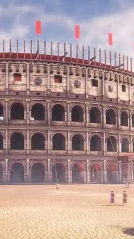 ai character: Colosseum background