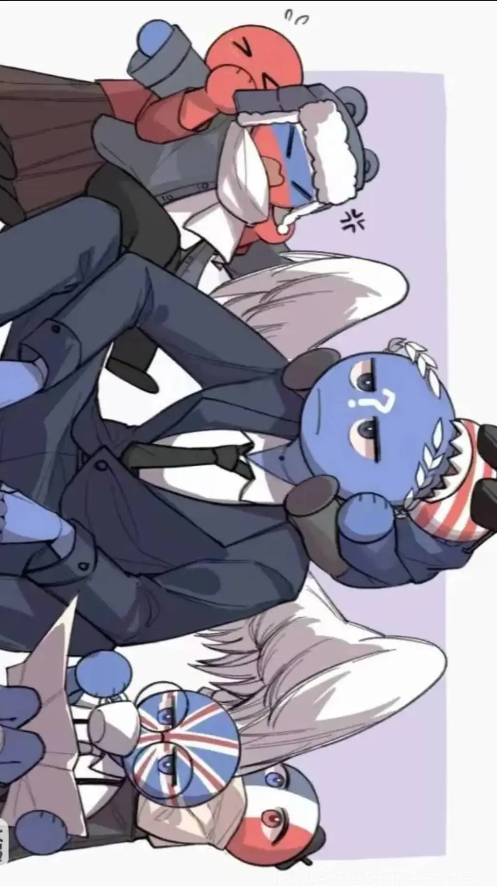 ai character: 五常——变小 background