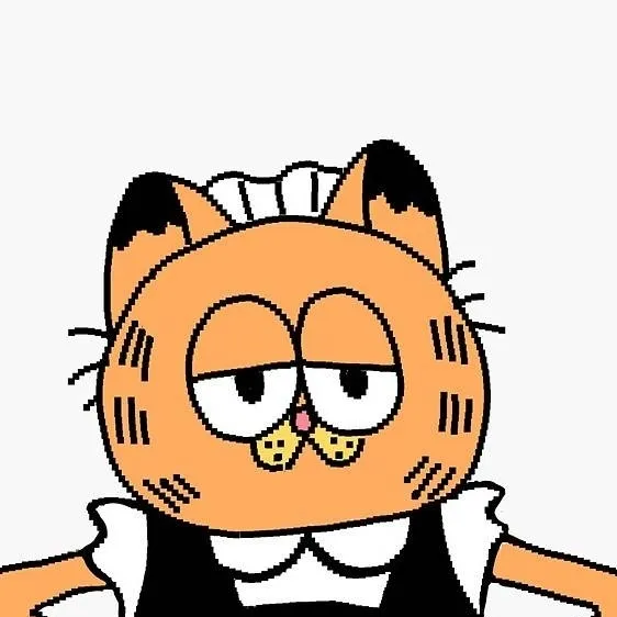 chat with ai character: Garfield maid