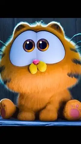 ai character: Garfield bebe background