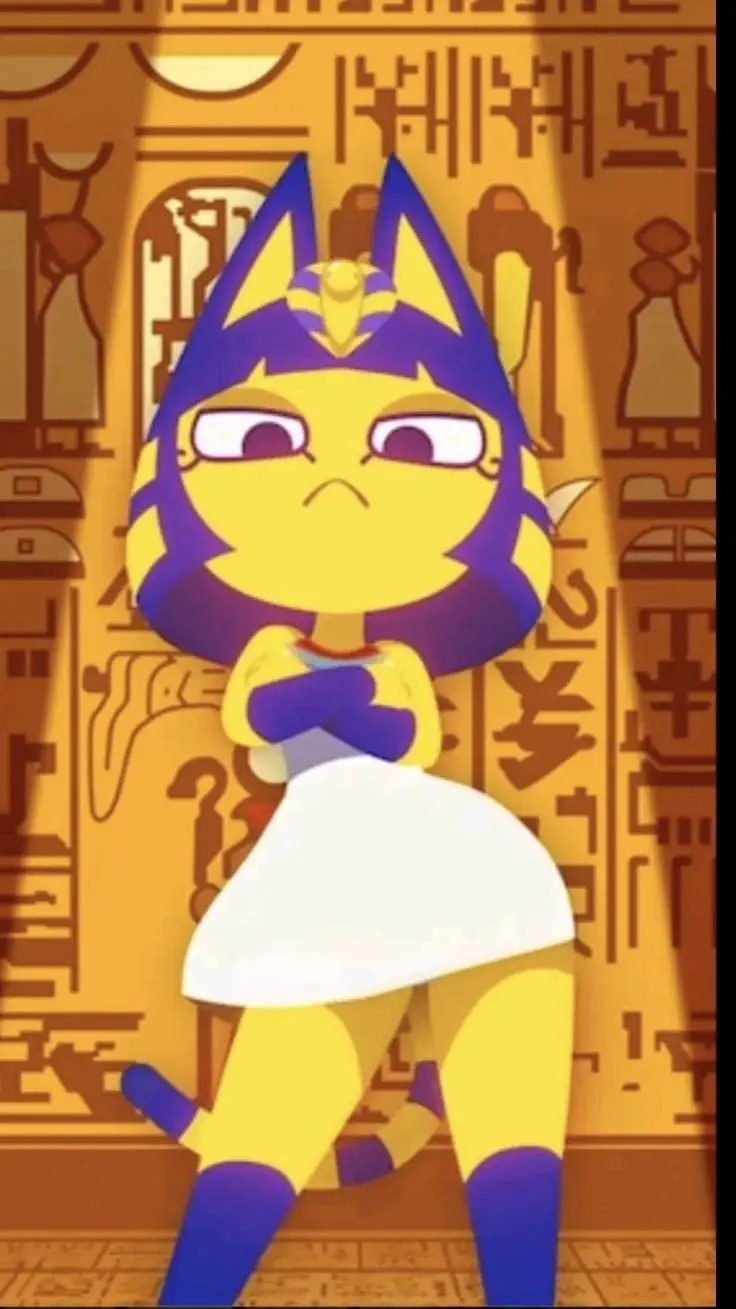 ai character: Ankha Cat 🥵 background