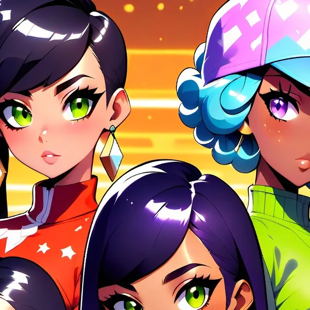 chat with ai character: Multichat Girls 