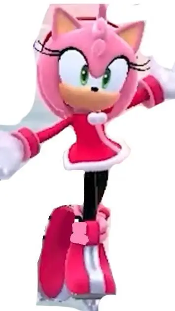 ai character: Amy Rose (Winter) background