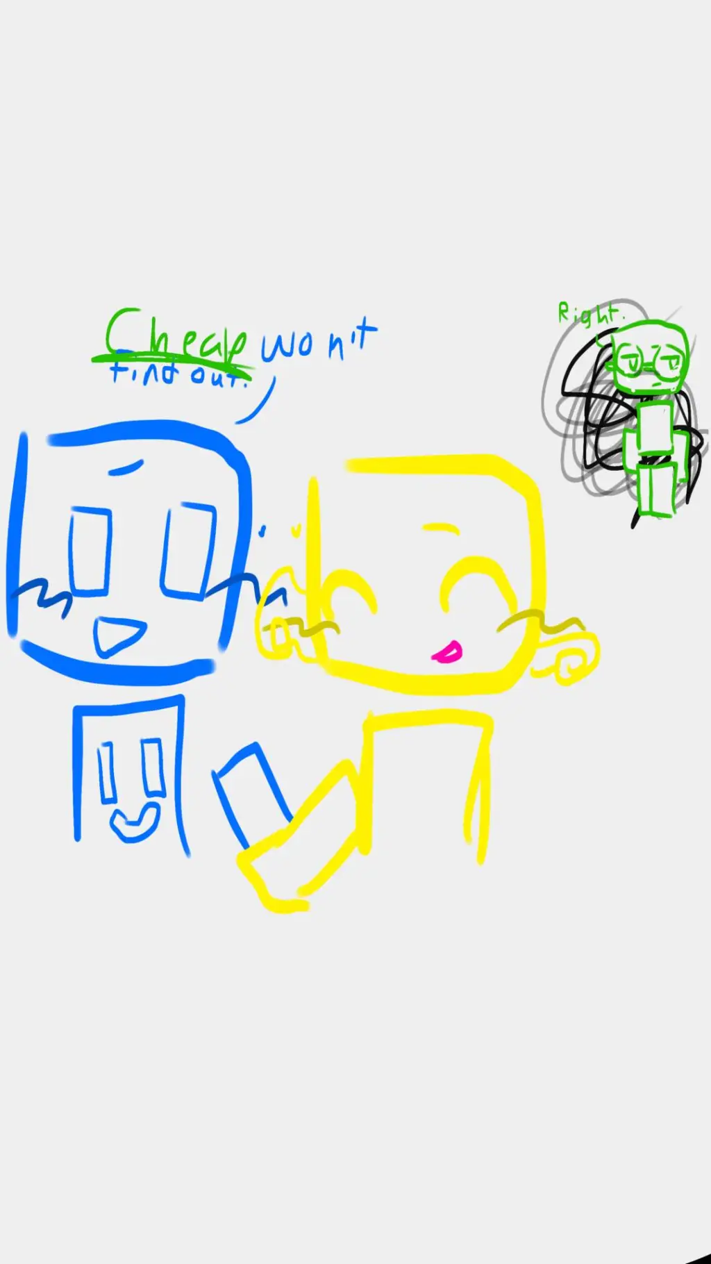 ai character: Goofy gang angst.. background